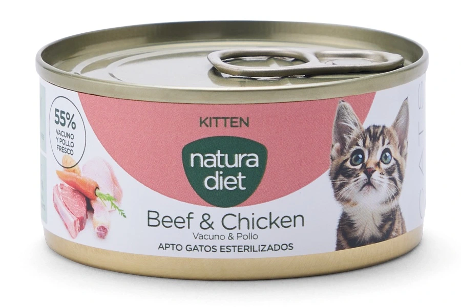 Natura Diet Vådfoder Kitten Beef and Chicken 85 g